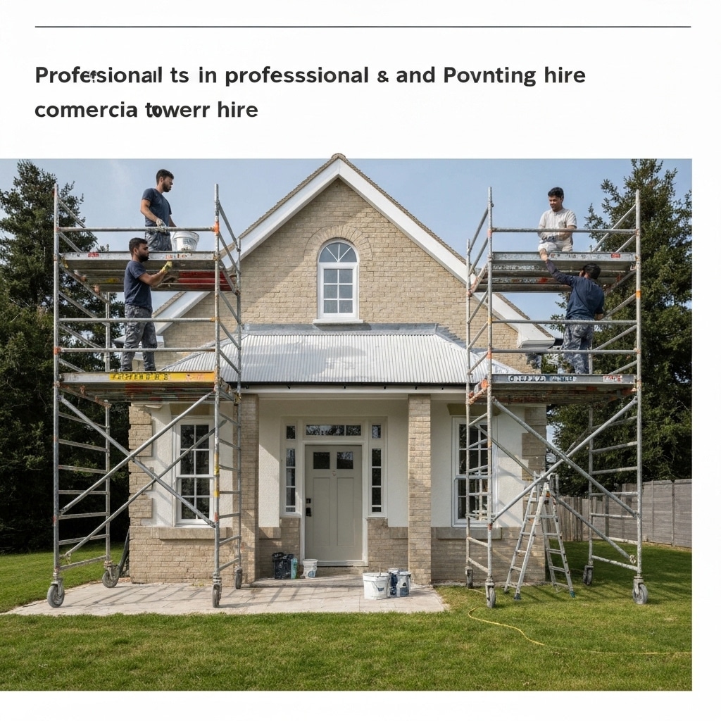 Elevating Painting Projects: The Benefits of Scaffold Tower Hire